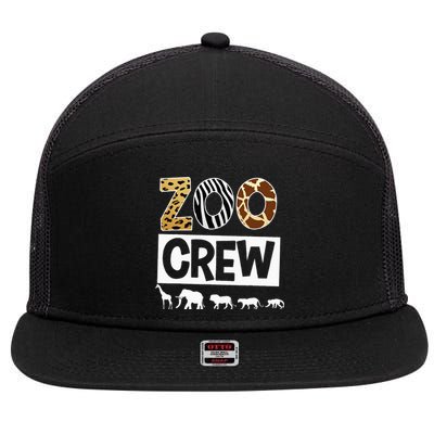 Zoo Crew Zookeeper Safari Wildlife Animal Lover Costume 7 Panel Mesh Trucker Snapback Hat