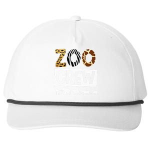 Zoo Crew Zookeeper Safari Wildlife Animal Lover Costume Snapback Five-Panel Rope Hat