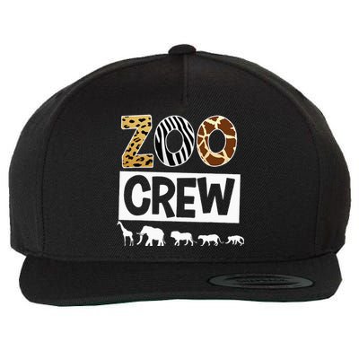 Zoo Crew Zookeeper Safari Wildlife Animal Lover Costume Wool Snapback Cap