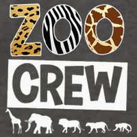 Zoo Crew Zookeeper Safari Wildlife Animal Lover Costume Vector Backpack