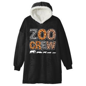 Zoo Crew Zookeeper Costume Wild Print African Animal Keeper Hooded Wearable Blanket