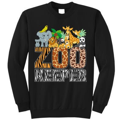 Zookeeper Costume Zebra Wild Print African Animal Keeper Sweatshirt