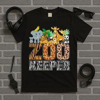 Zookeeper Costume Zebra Wild Print African Animal Keeper T-Shirt