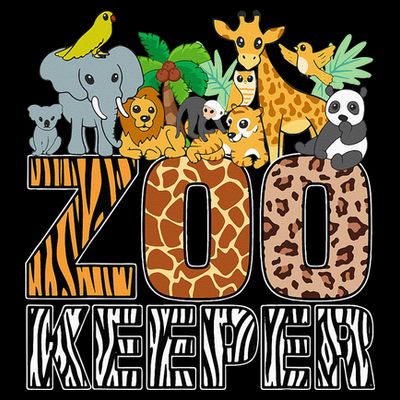 Zookeeper Costume Zebra Wild Print African Animal Keeper T-Shirt