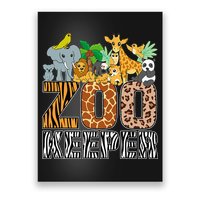 Zookeeper Costume Zebra Wild Print African Animal Keeper Poster