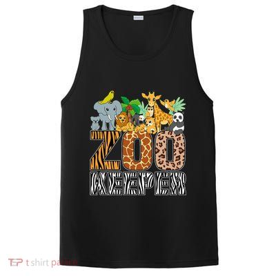 Zookeeper Costume Zebra Wild Print African Animal Keeper PosiCharge Competitor Tank
