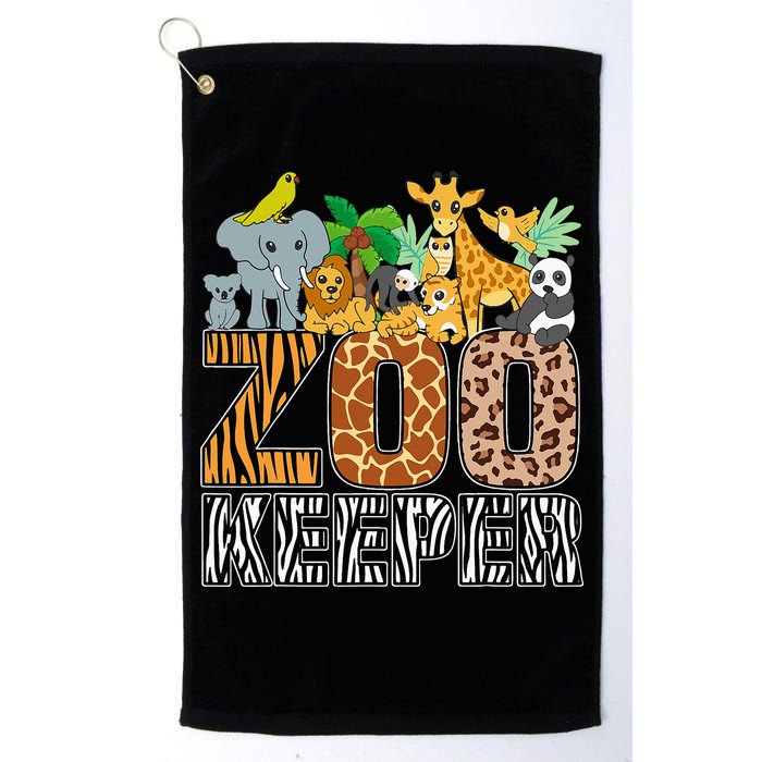 Zookeeper Costume Zebra Wild Print African Animal Keeper Golf Towel