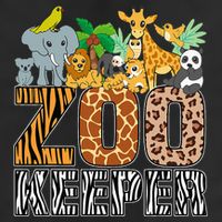 Zookeeper Costume Zebra Wild Print African Animal Keeper Golf Towel