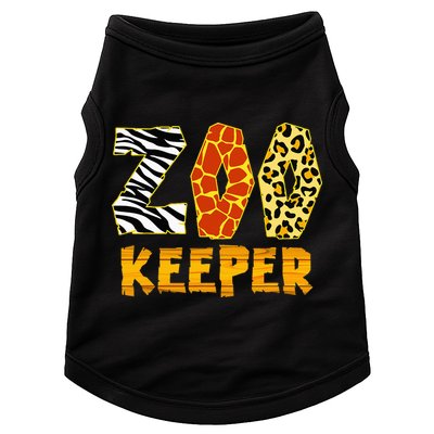 Zookeeper Costume Zoo Keeper African Safari Trip Zebra Doggie Tank