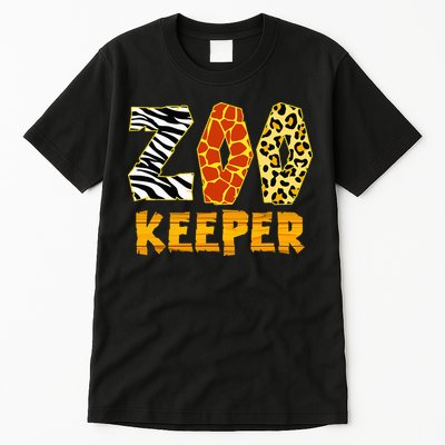 Zookeeper Costume Zoo Keeper African Safari Trip Zebra Tall T-Shirt