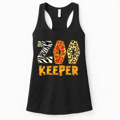 Zookeeper Costume Zoo Keeper African Safari Trip Zebra Womens Tank Top