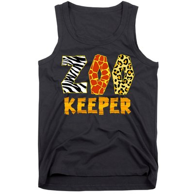 Zookeeper Costume Zoo Keeper African Safari Trip Zebra Tank Top