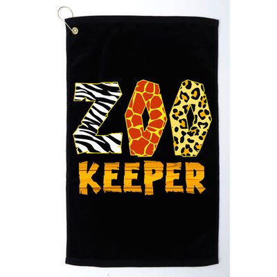 Zookeeper Costume Zoo Keeper African Safari Trip Zebra Golf Towel