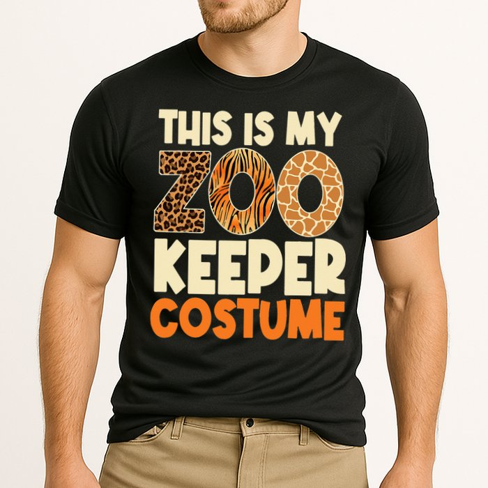 Zookeeper Costume Zoogoer Zoo Garden Animal Lover Keeper Cooling Performance Crew T-Shirt