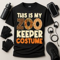 Zookeeper Costume Zoogoer Zoo Garden Animal Lover Keeper Cooling Performance Crew T-Shirt