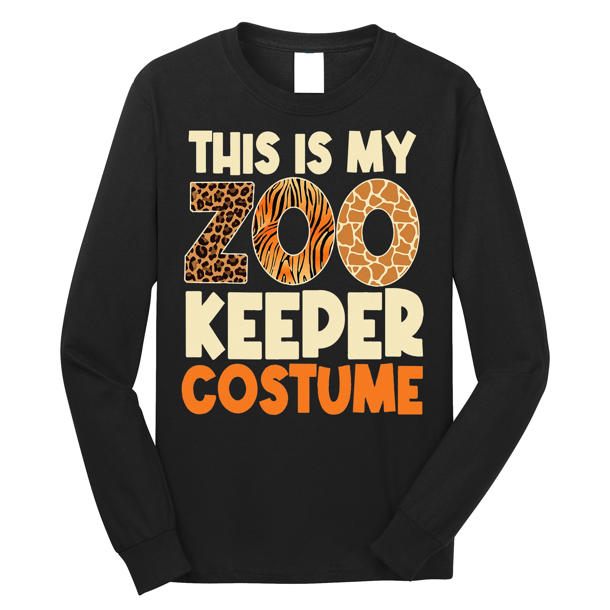 Zookeeper Costume Zoogoer Zoo Garden Animal Lover Keeper Long Sleeve Shirt