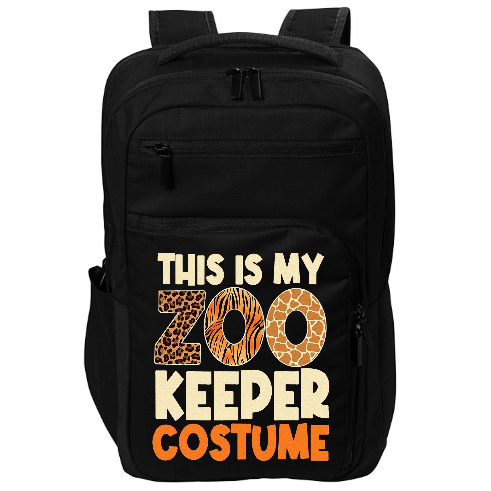Zookeeper Costume Zoogoer Zoo Garden Animal Lover Keeper Impact Tech Backpack