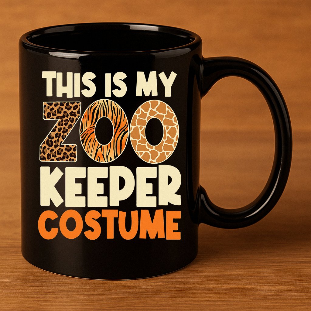 Zookeeper Costume Zoogoer Zoo Garden Animal Lover Keeper 11oz C Handle Ceramic Mug