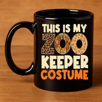 Zookeeper Costume Zoogoer Zoo Garden Animal Lover Keeper 11oz C Handle Ceramic Mug