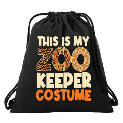 Zookeeper Costume Zoogoer Zoo Garden Animal Lover Keeper Drawstring Bag