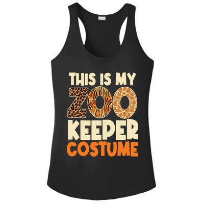 Zookeeper Costume Zoogoer Zoo Garden Animal Lover Keeper Ladies PosiCharge Competitor Racerback Tank