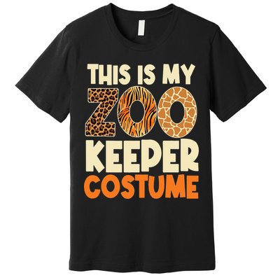 Zookeeper Costume Zoogoer Zoo Garden Animal Lover Keeper Premium T-Shirt