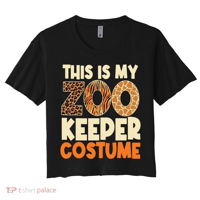 Zookeeper Costume Zoogoer Zoo Garden Animal Lover Keeper Crop Top