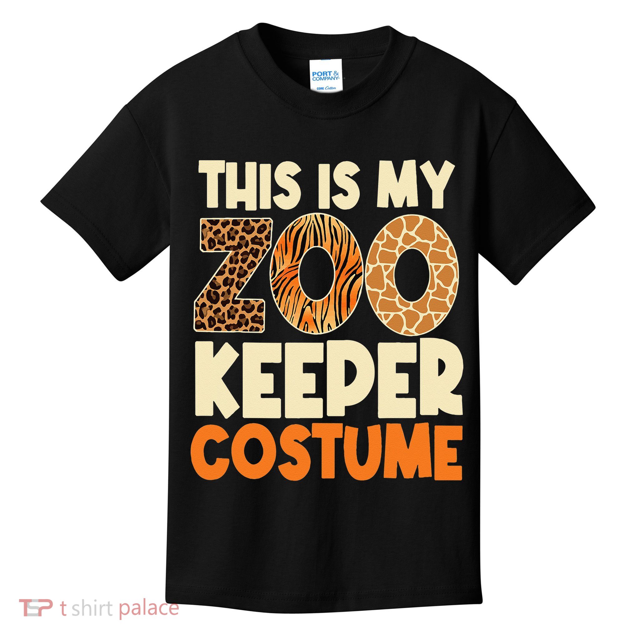 Zookeeper Costume Zoogoer Zoo Garden Animal Lover Keeper Kids T-Shirt