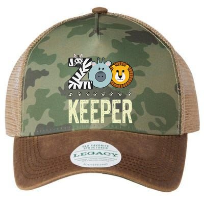 Zookeeper Costume Zoo Animal Safari Zoo Keeper Legacy Tie Dye Trucker Hat