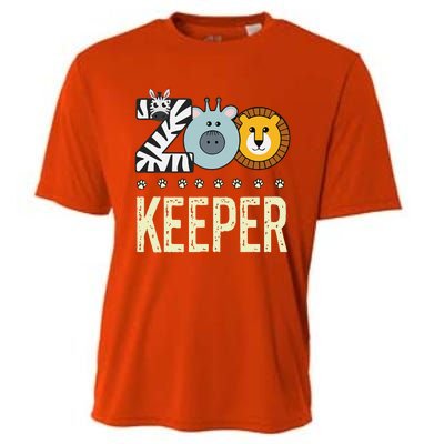 Zookeeper Costume Zoo Animal Safari Zoo Keeper Cooling Performance Crew T-Shirt