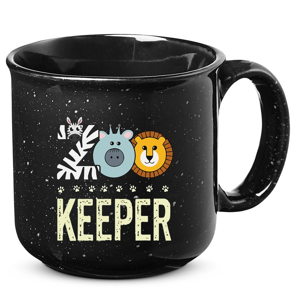 Zookeeper Costume Zoo Animal Safari Zoo Keeper 15oz Campfire Ceramic Mug