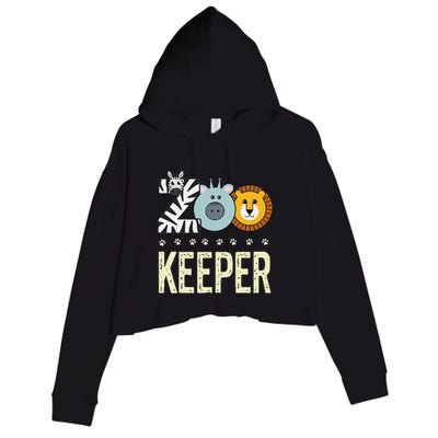 Zookeeper Costume Zoo Animal Safari Zoo Keeper Crop Fleece Hoodie