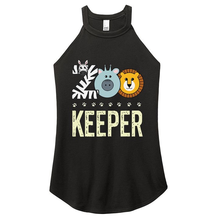 Zookeeper Costume Zoo Animal Safari Zoo Keeper Women's Perfect Tri Rocker Tank