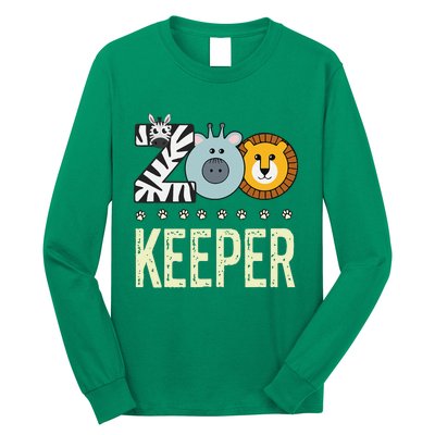 Zookeeper Costume Zoo Animal Safari Zoo Keeper Long Sleeve Shirt