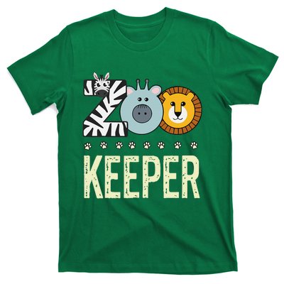 Zookeeper Costume Zoo Animal Safari Zoo Keeper T-Shirt