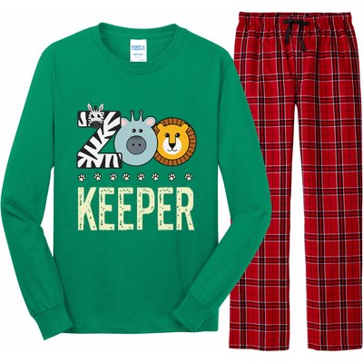 Zookeeper Costume Zoo Animal Safari Zoo Keeper Long Sleeve Pajama Set