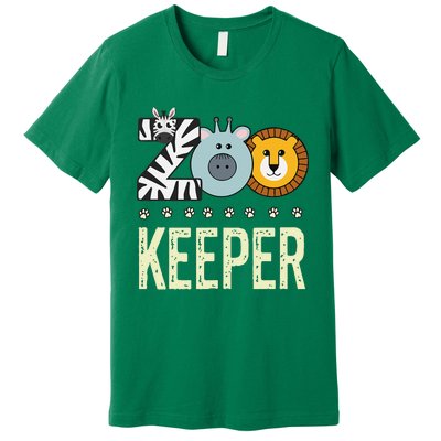 Zookeeper Costume Zoo Animal Safari Zoo Keeper Premium T-Shirt