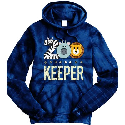 Zookeeper Costume Zoo Animal Safari Zoo Keeper Tie Dye Hoodie