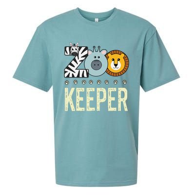 Zookeeper Costume Zoo Animal Safari Zoo Keeper Sueded Cloud Jersey T-Shirt