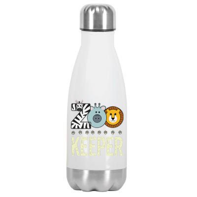 Zookeeper Costume Zoo Animal Safari Zoo Keeper Stainless Steel Insulated Water Bottle