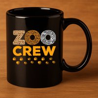 Zoo Crew Zookeeper Costume Safari Wildlife Animal Lover 11oz C Handle Ceramic Mug