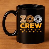 Zoo Crew Zookeeper Costume Safari Wildlife Animal Lover 11oz C Handle Ceramic Mug