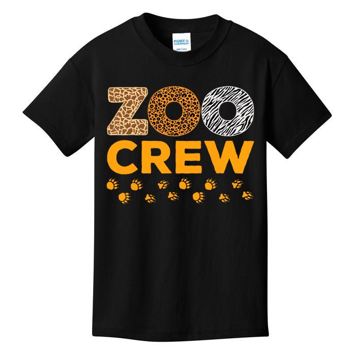 Zoo Crew Zookeeper Costume Safari Wildlife Animal Lover Kids T-Shirt