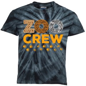 Zoo Crew Zookeeper Costume Safari Wildlife Animal Lover Kids Tie-Dye T-Shirt