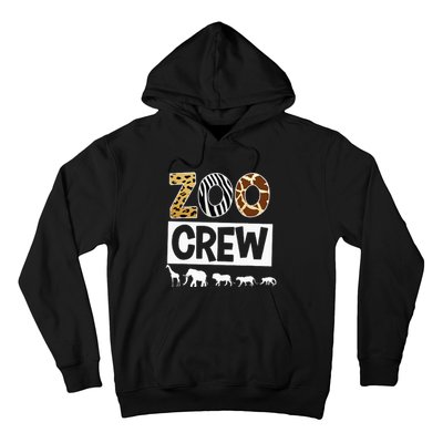 Zoo Crew Zookeeper Safari Wildlife Animal Lover Costume Hoodie