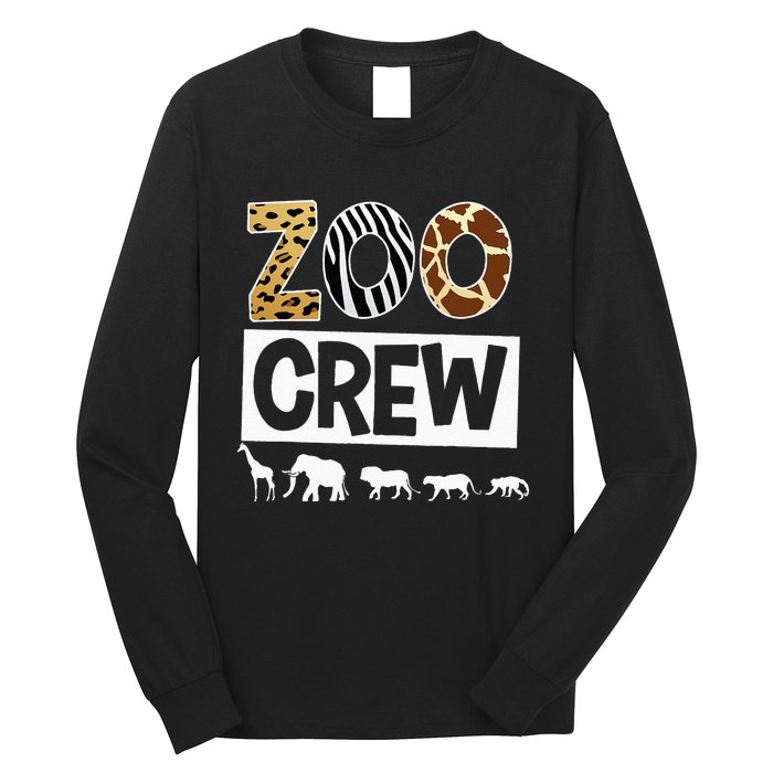 Zoo Crew Zookeeper Safari Wildlife Animal Lover Costume Long Sleeve Shirt