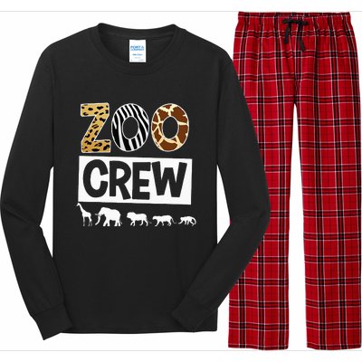 Zoo Crew Zookeeper Safari Wildlife Animal Lover Costume Long Sleeve Pajama Set