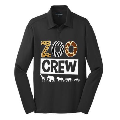 Zoo Crew Zookeeper Safari Wildlife Animal Lover Costume Silk Touch Performance Long Sleeve Polo