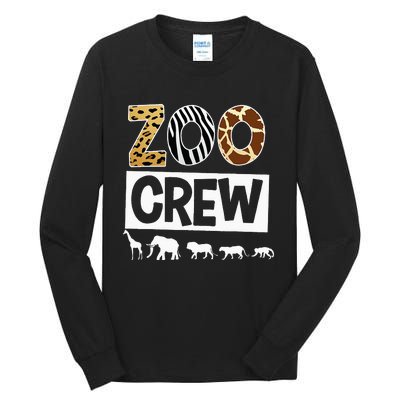 Zoo Crew Zookeeper Safari Wildlife Animal Lover Costume Tall Long Sleeve T-Shirt