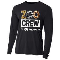 Zoo Crew Zookeeper Safari Wildlife Animal Lover Costume Cooling Performance Long Sleeve Crew